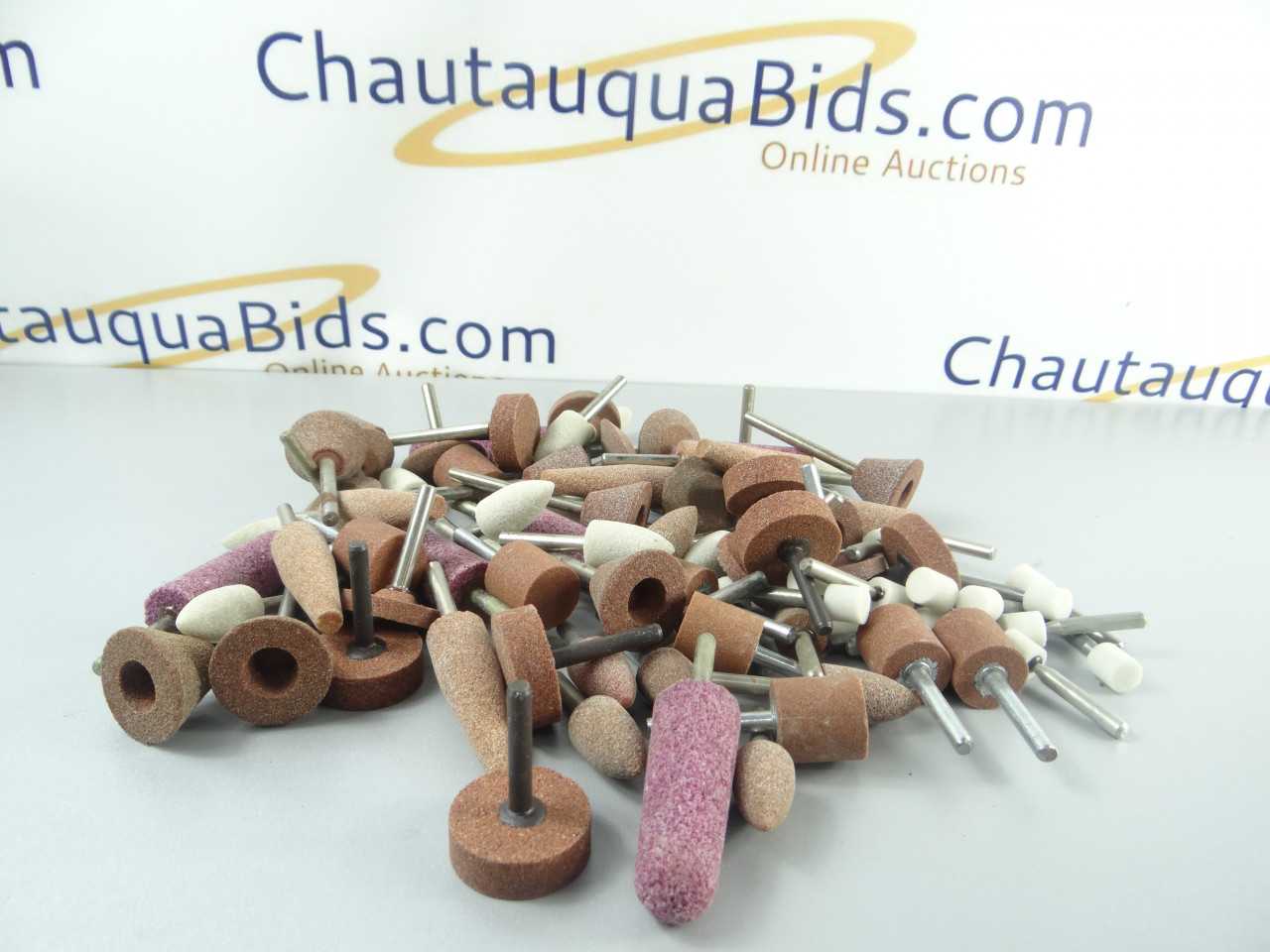 Large Lot of NEW Assorted Abrasive Mounted Points - GRINDING WHEELS