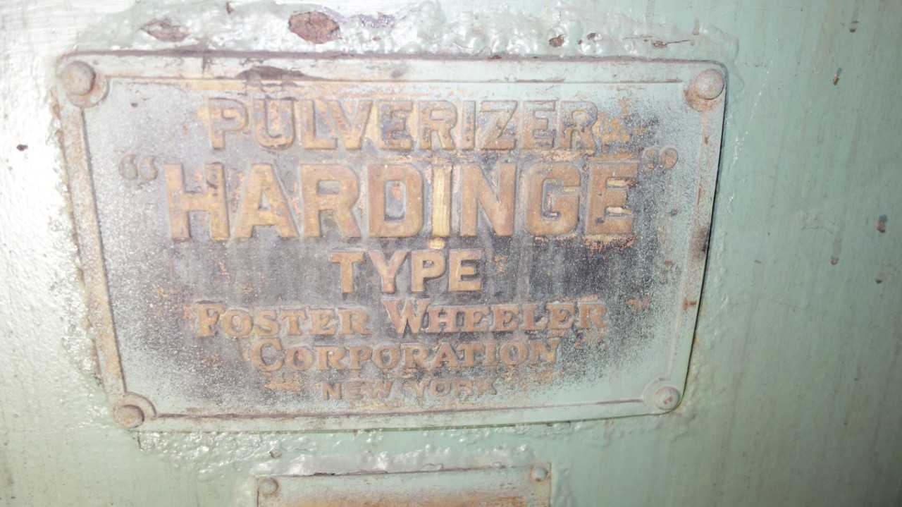 FOSTER WHEELER BP428 HARDINGE BALL MILL PULVERIZER SYSTEM (COMPLETE UNIT) - PROCESS EQUIPMENT