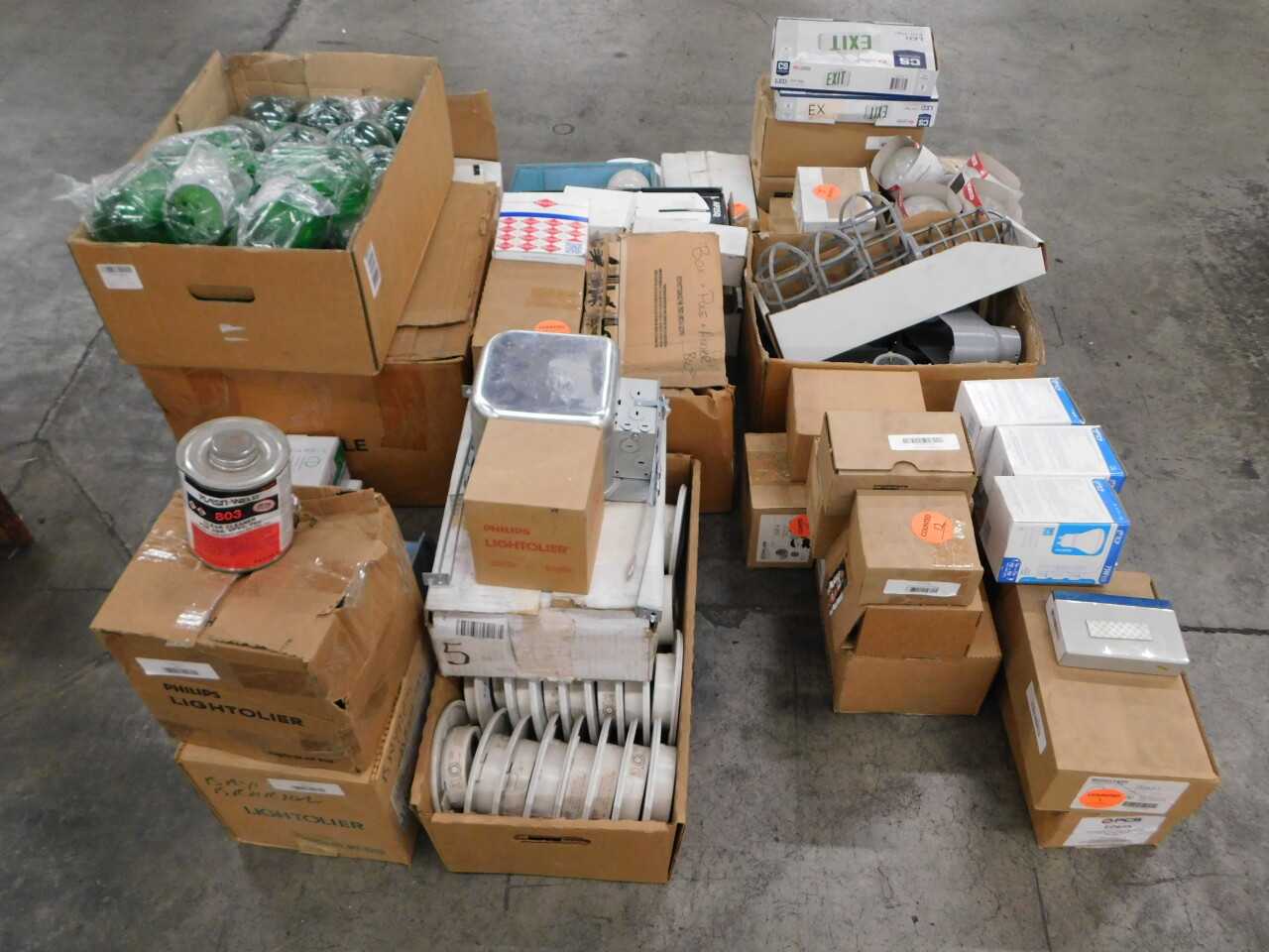 Pallet of Misc Electrical Supplies - ELECTRICAL COMPONENTS
