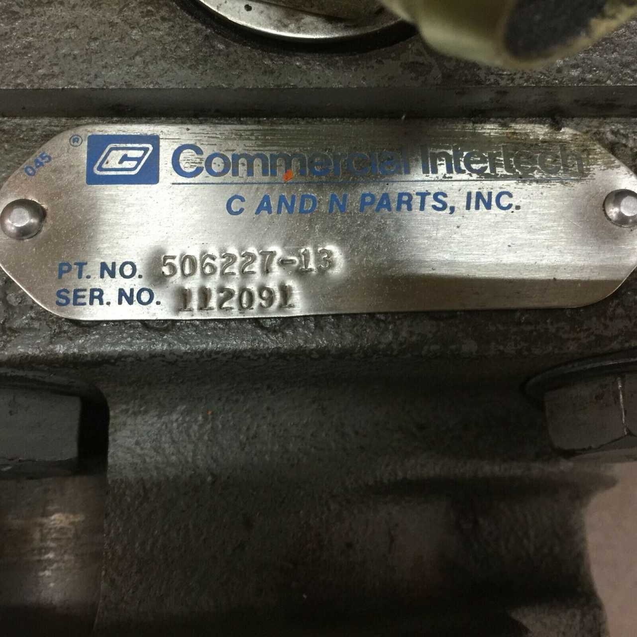 USED COMMERCIAL INTERTECH HYDRAULIC PUMP 506227-13 - MISCELLANEOUS