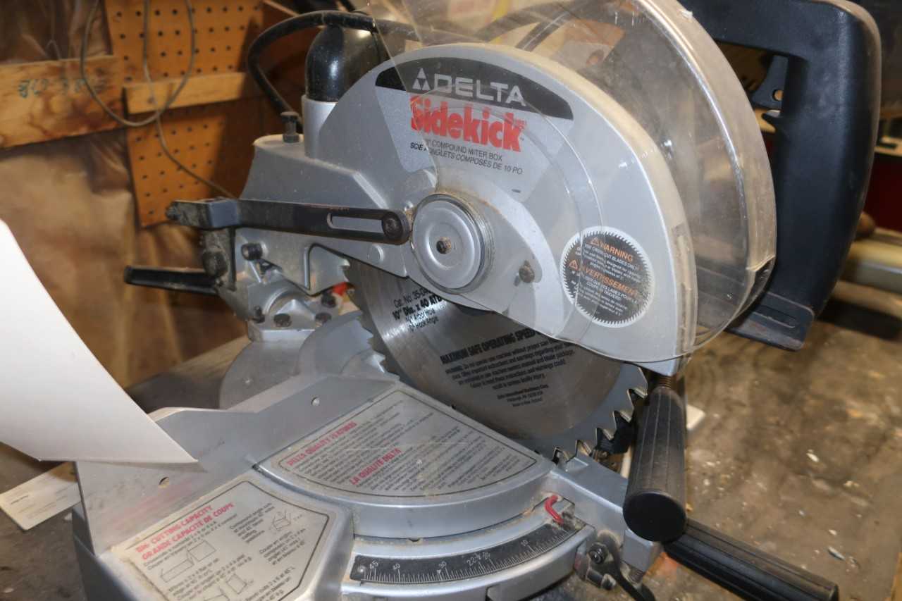 DELTA 36-210C COMPOUND MITER SAW 10" 115V 13A 60HZ 5000RPM - ELECTRIC POWER TOOLS