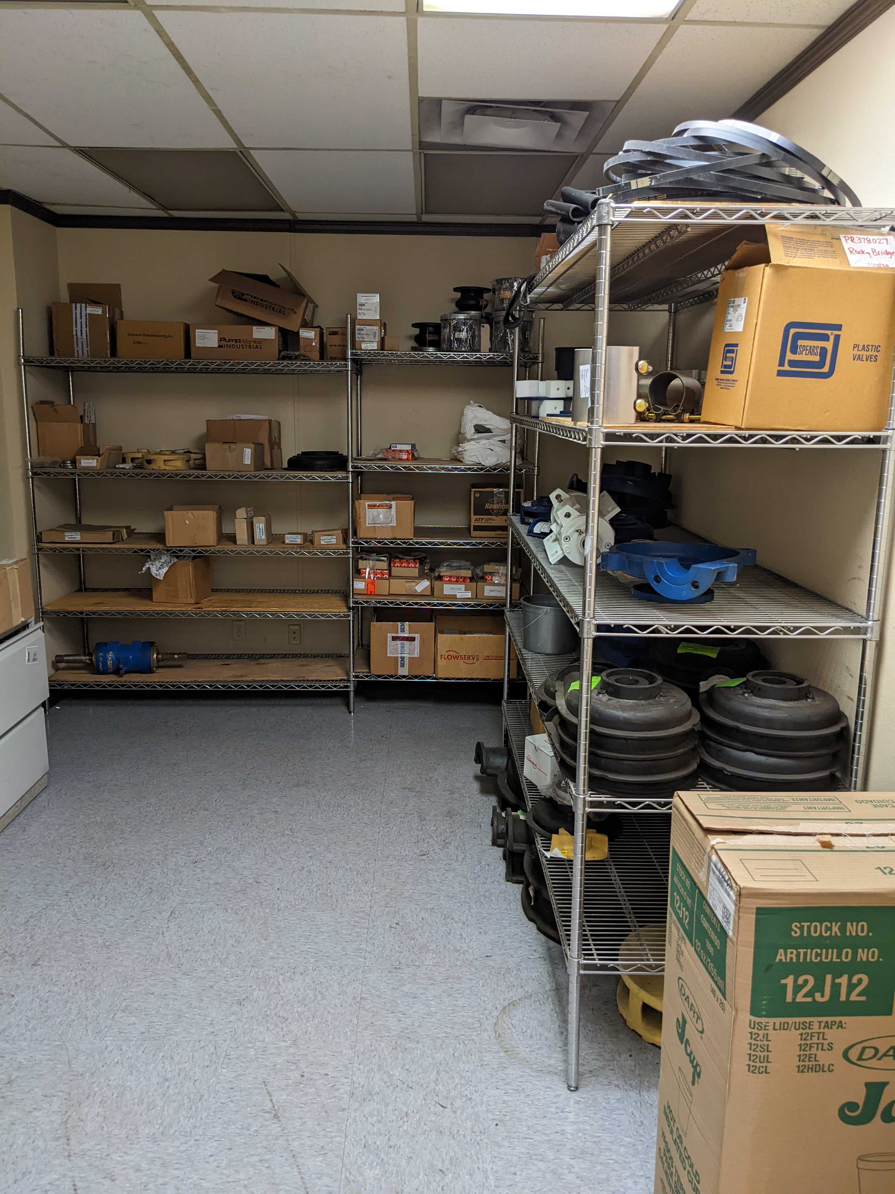CONTENTS OF ROOM - INDUSTRIAL PARTS