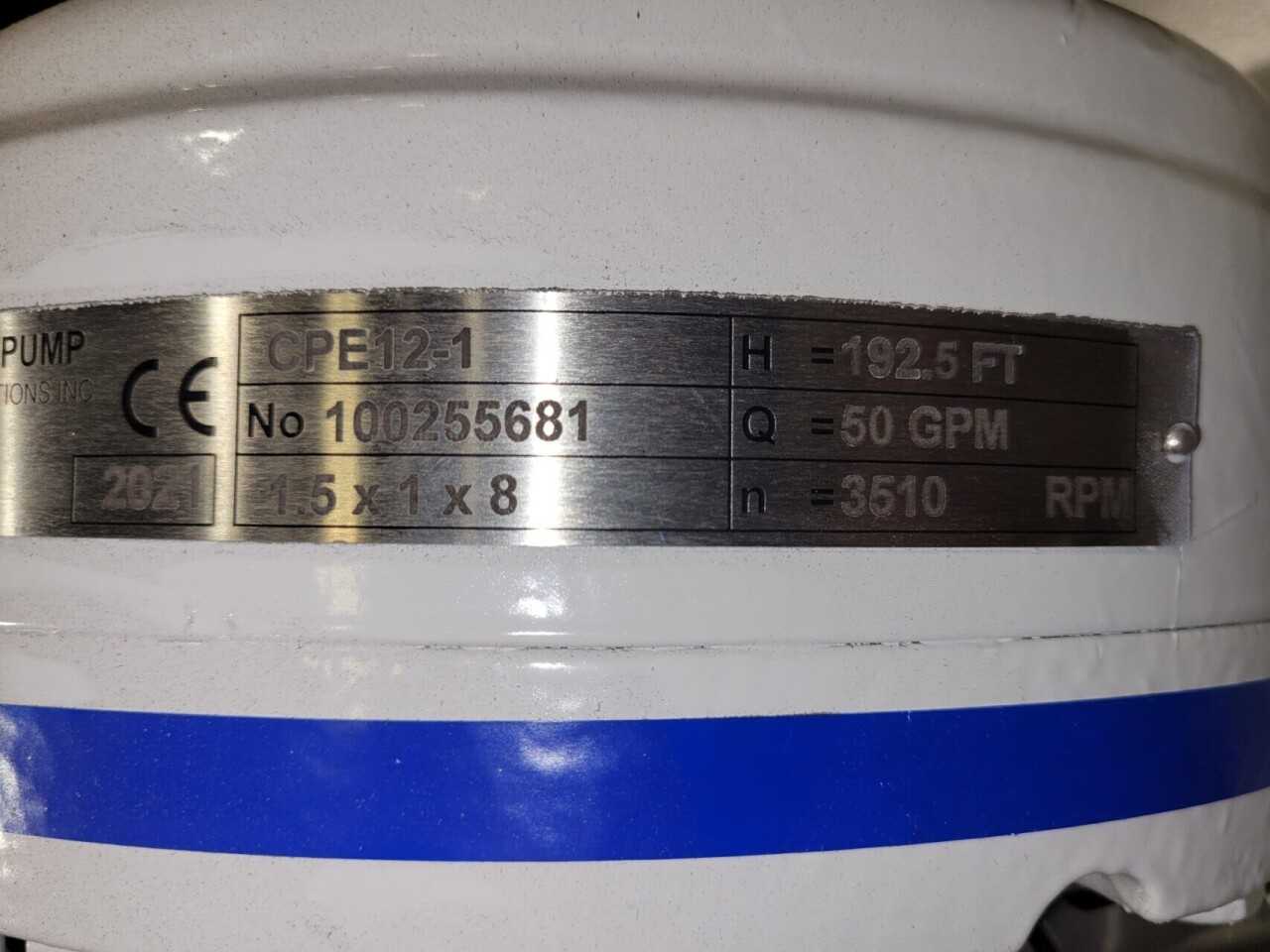 Sulzer CPE 12-1 Pump packages - PUMPS