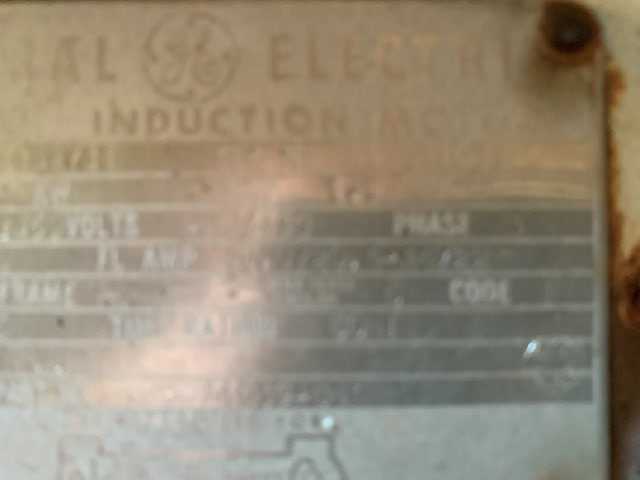 15 HP 1800 RPM 284U Frame General Electric Motor - ELECTRIC MOTORS