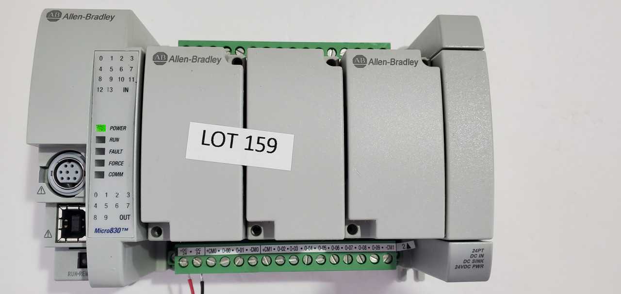 Allen Bradley Micro 830 2080-LC30-24QVB PLC - AUTOMATION & CONTROLS Allen Bradley Micro 830 2080-LC30-24QVB PLC - AUTOMATION & CONTROLS