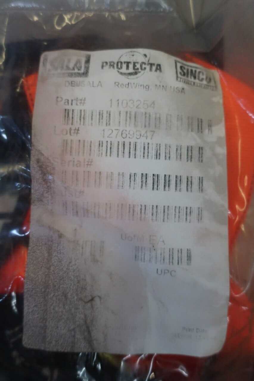 2 PALLETS OF SALA FALL PROTECTION HARNESSES AND LANYARDS - SAFETY EQUIPMENT