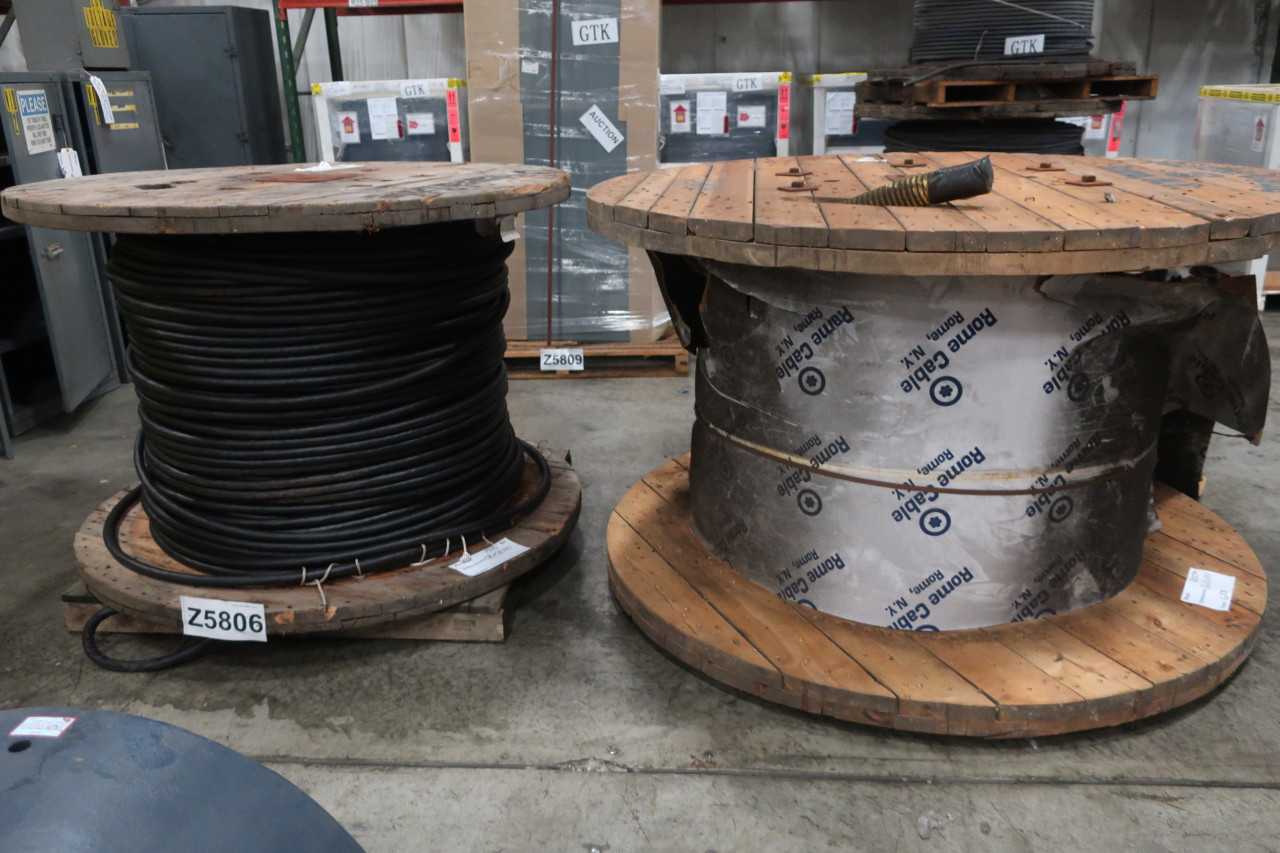 2 SPOOLS OF ASSORTED THERMO CABLE WIRE - WIRE MANUFACTURING