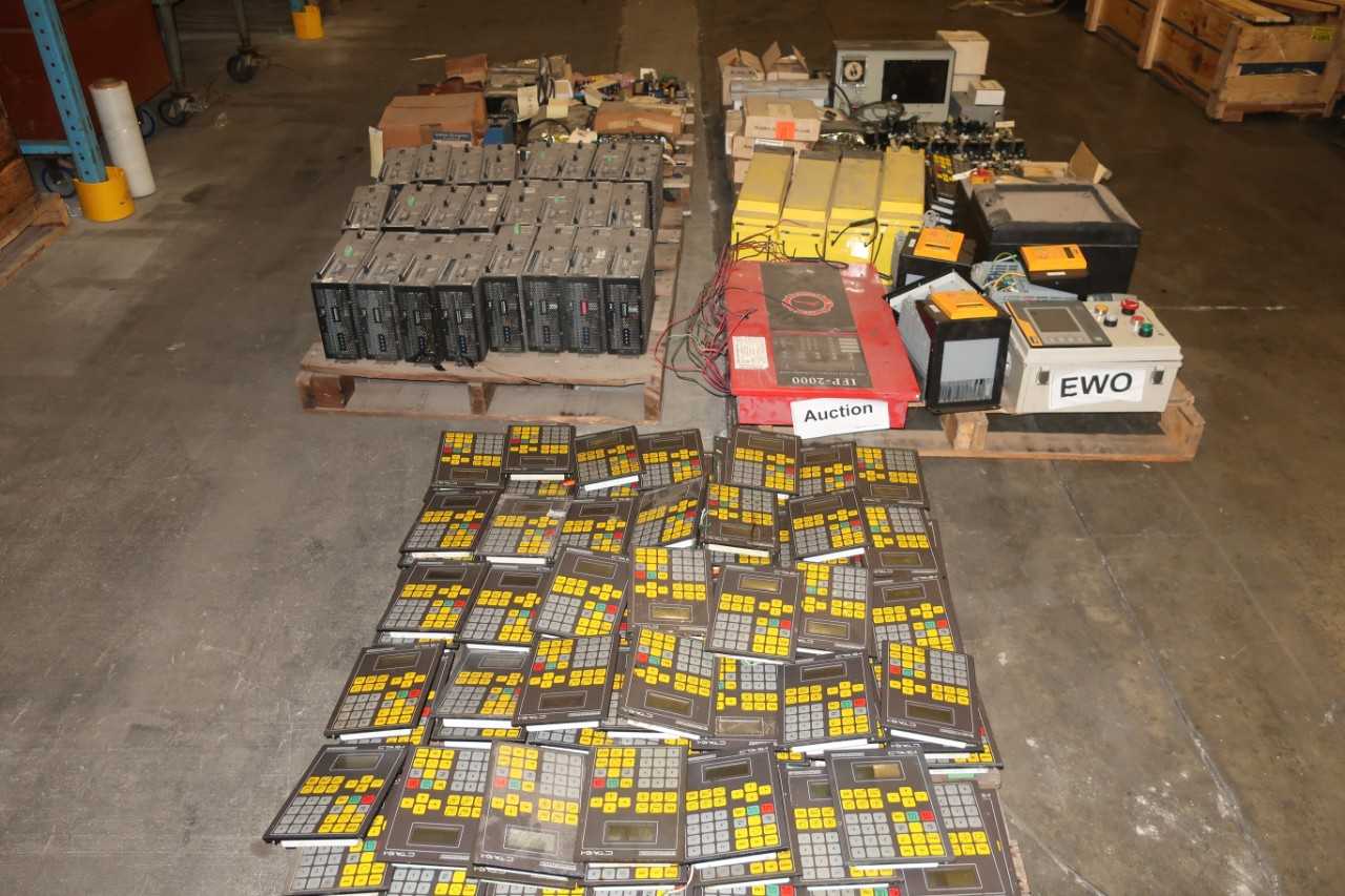 5 PALLETS OF ASSORTED ELECTRICAL EQUIPMENT - ELECTRICAL COMPONENTS