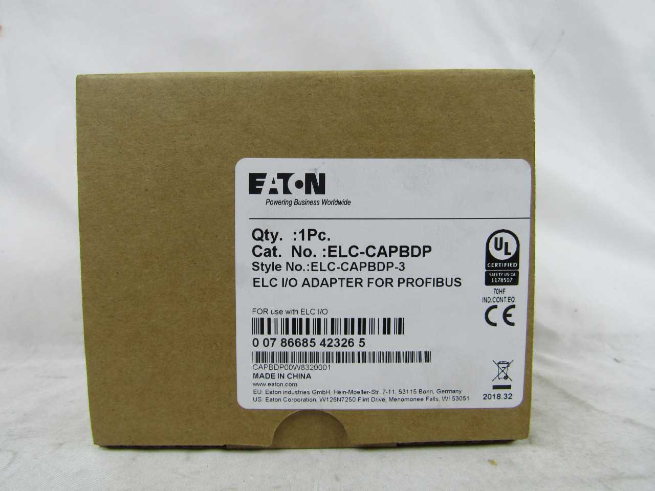 Lot of Qty 10x Eaton ELC-CAPBDP PLC I/O Module 24VDC - AUTOMATION & CONTROLS