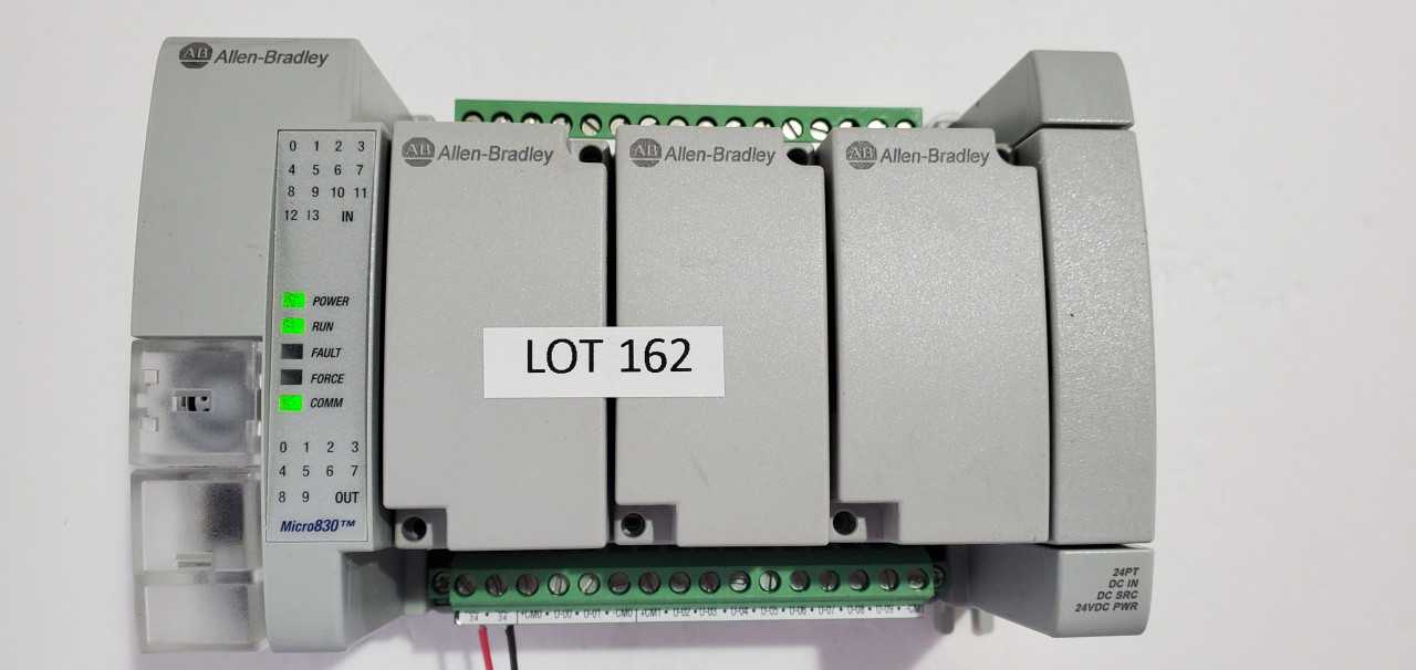 Allen Bradley Micro 830  2080-LC30-24QBB PLC - AUTOMATION & CONTROLS