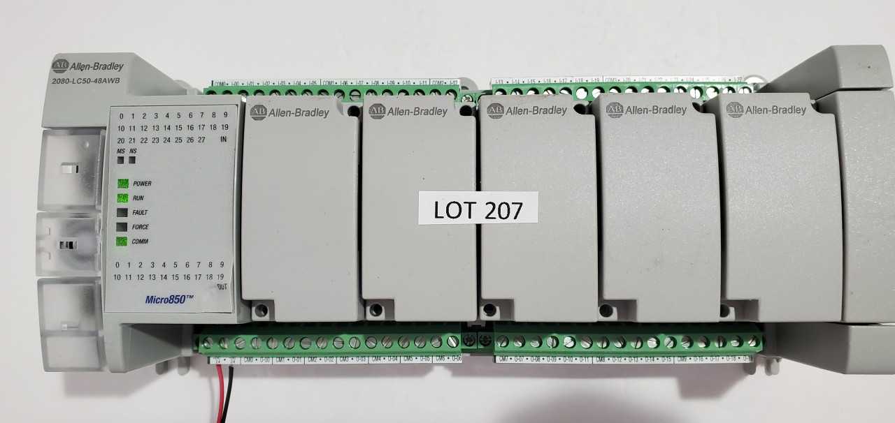 Allen Bradley Micro 850  2080-LC50-48AWB PLC - AUTOMATION & CONTROLS
