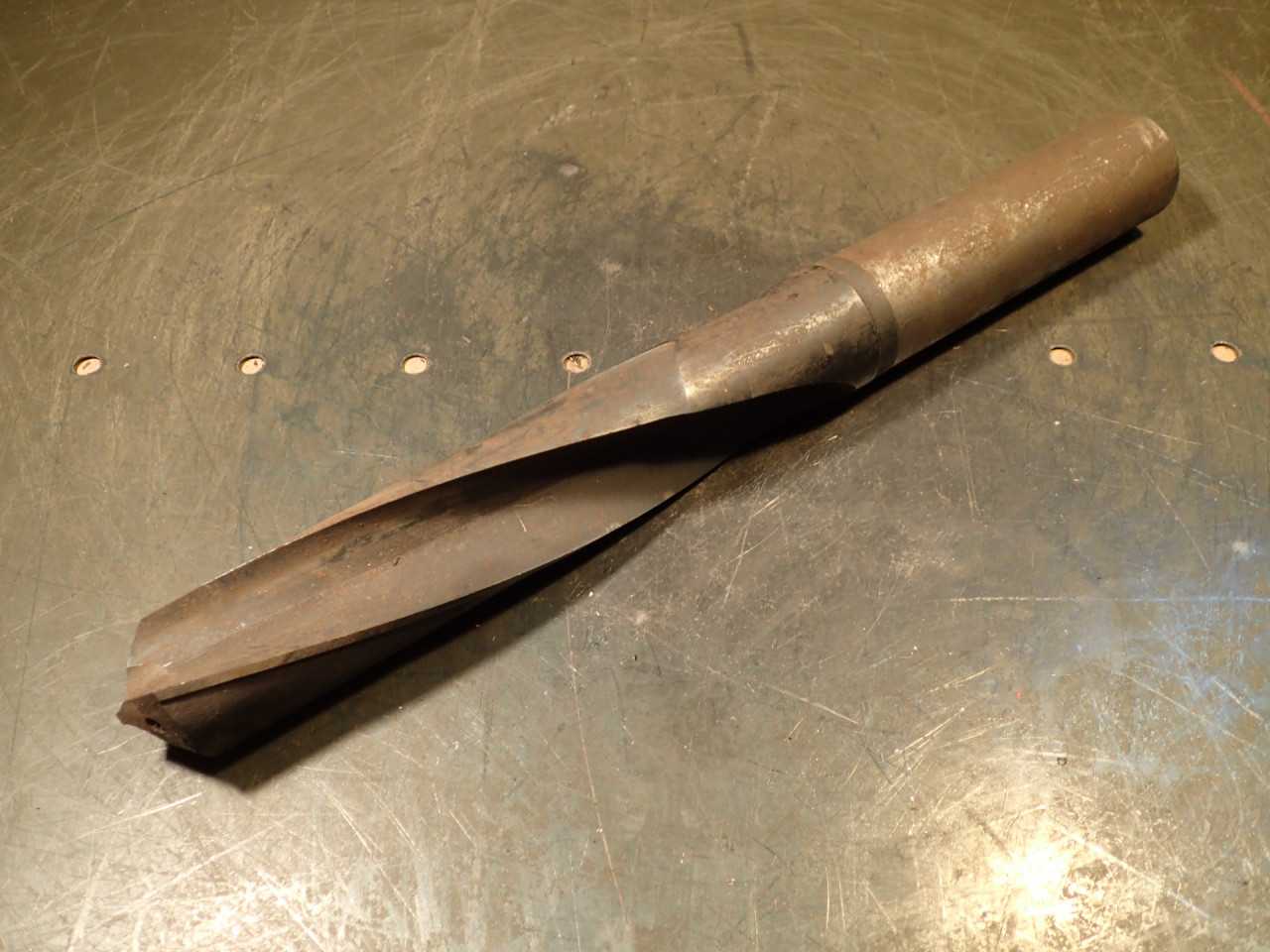 Cle-Forge 1-9/16" Coolant Thru HSS Drill Bit 6" Long Flutes 1-1/2 Straight Shank - WORKHOLDING