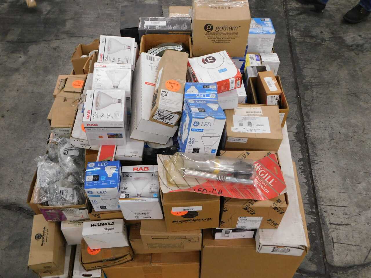 Pallet of Misc Electrical Supplies - ELECTRICAL COMPONENTS