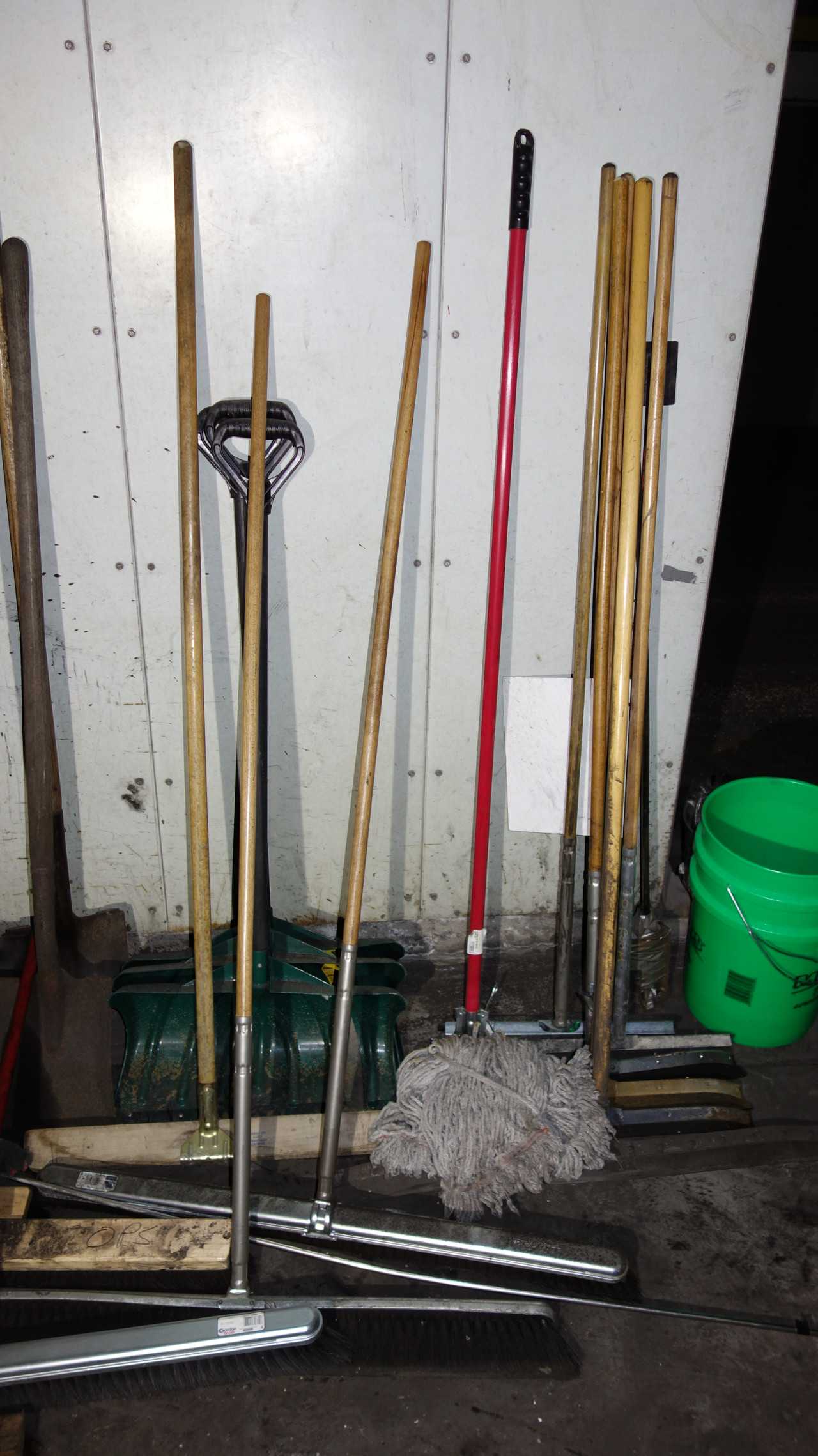 BROOMS, SHOVELS, SIGNAGE AND CLEANING SUPPLIES - MISCELLANEOUS