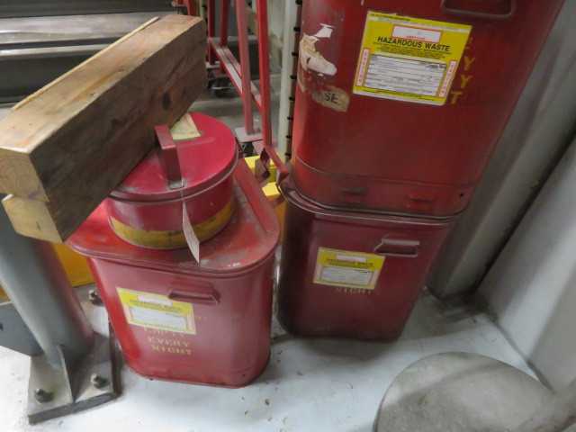 Hazardous Waste Can (3) each - WASTE BINS