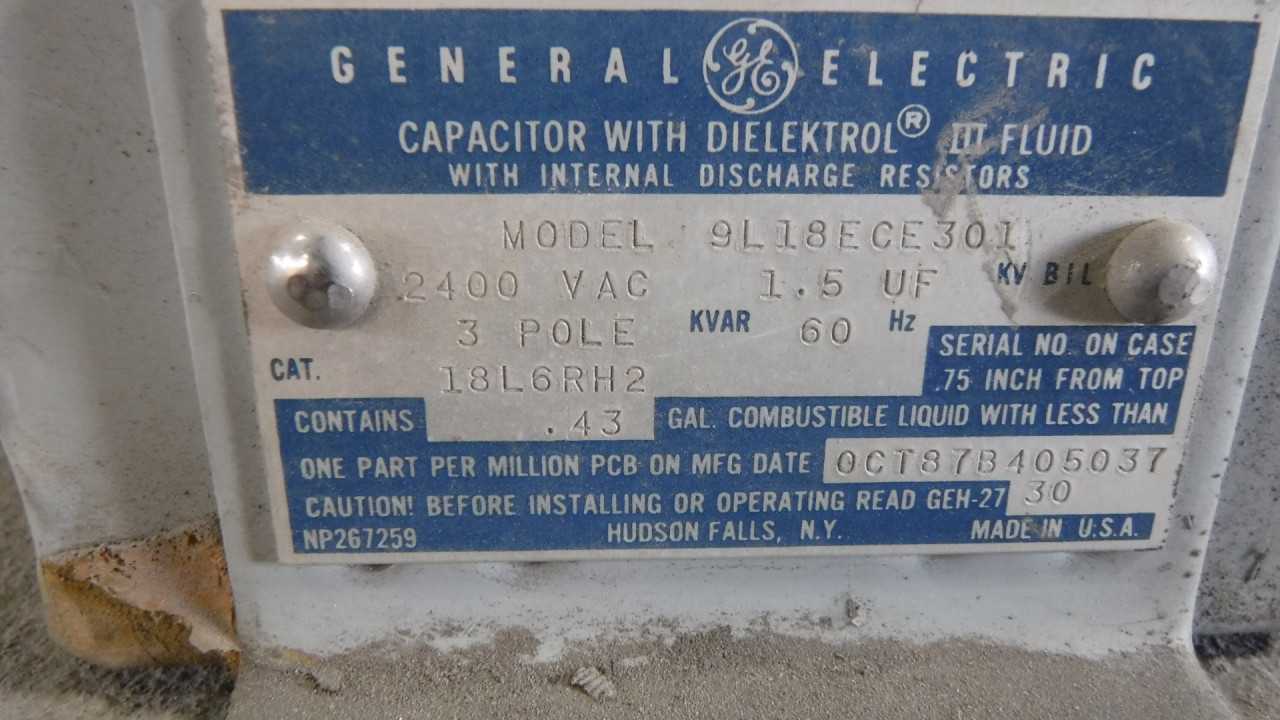 Lot of 6 GE Capacitors - CAPACITORS