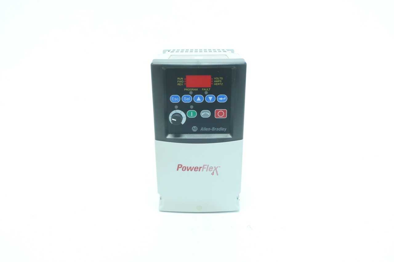 ALLEN BRADLEY 22A-A8P0N104 POWERFLEX 2HP AC VFD DRIVE - MOTOR DRIVES