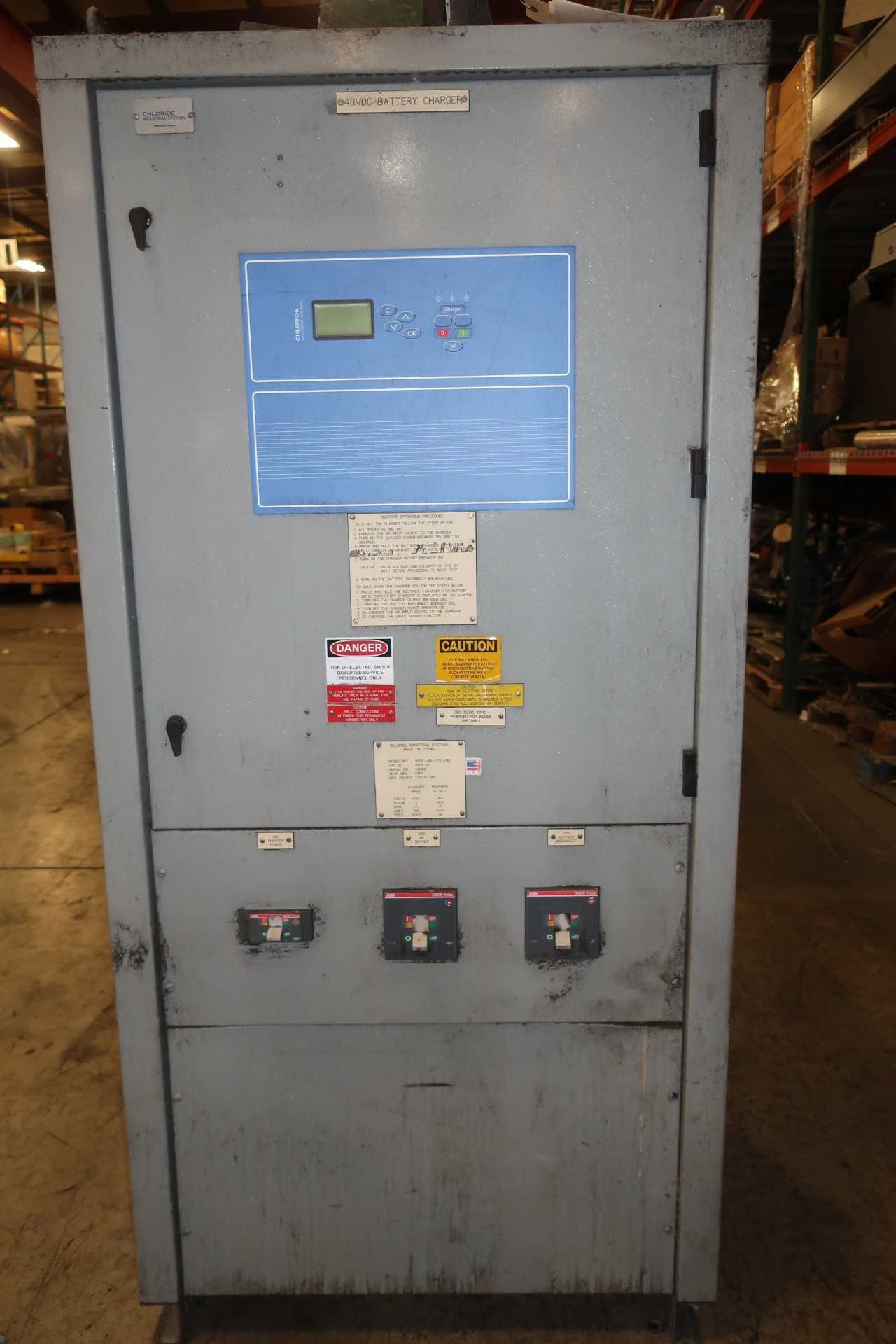 CHLORIDE INDUSTRIAL APD2-48-225-240 48VDC BATTERY CHARGER - POWER GENERATORS