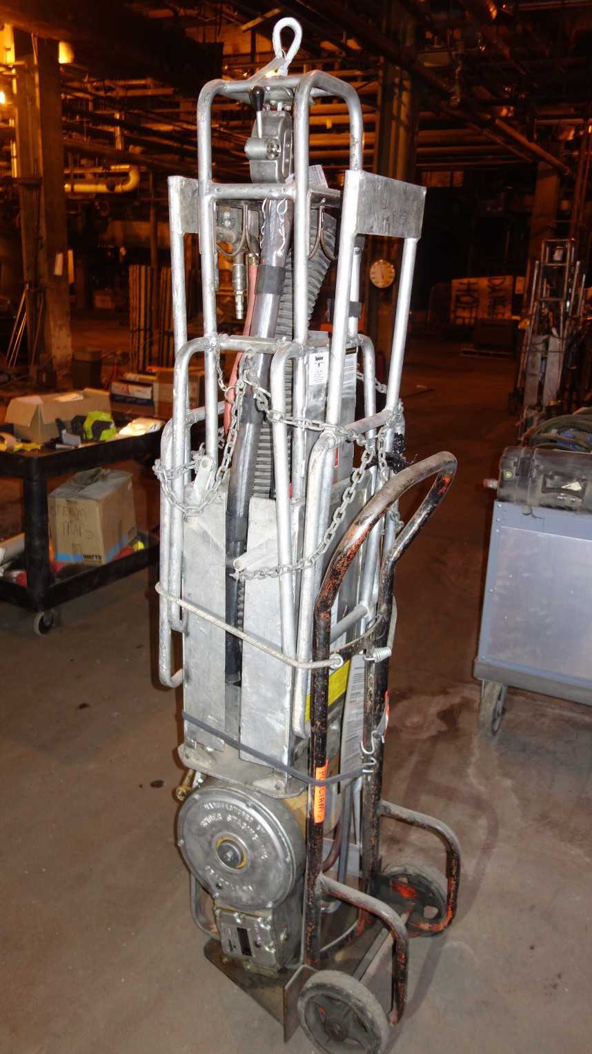 SPIDER STAGING ST-26 SUSPENDED SCAFFOLDING PLATFORM 750LBS W/ DU-1018 WINCH - SCALES