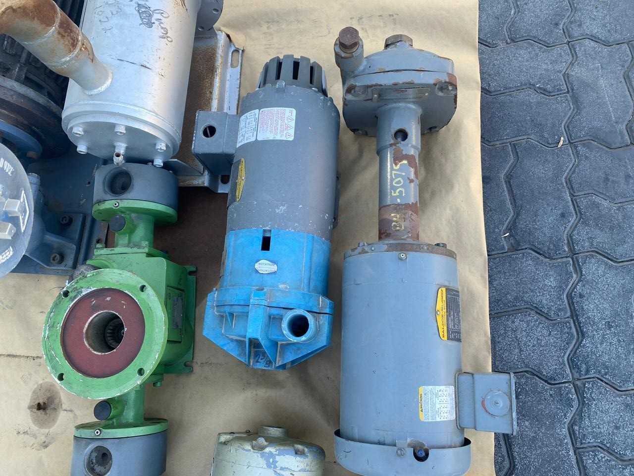 PALLET OF ASSORTED PUMP MOTORS - ELECTRIC MOTORS