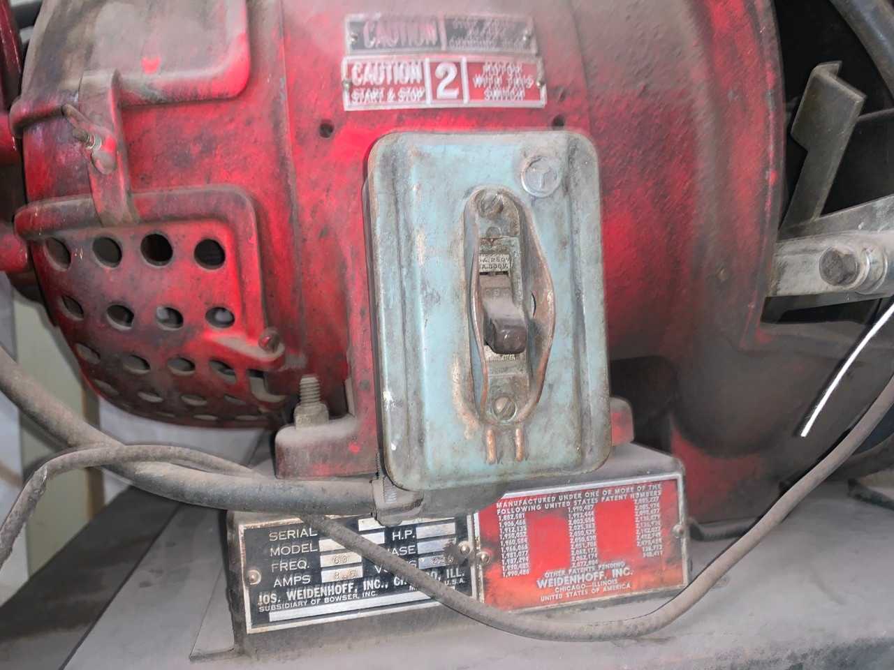 Jos. Weidenhoff Model 389 Generator & Magneto Test Bench - ELECTRIC POWER TOOLS