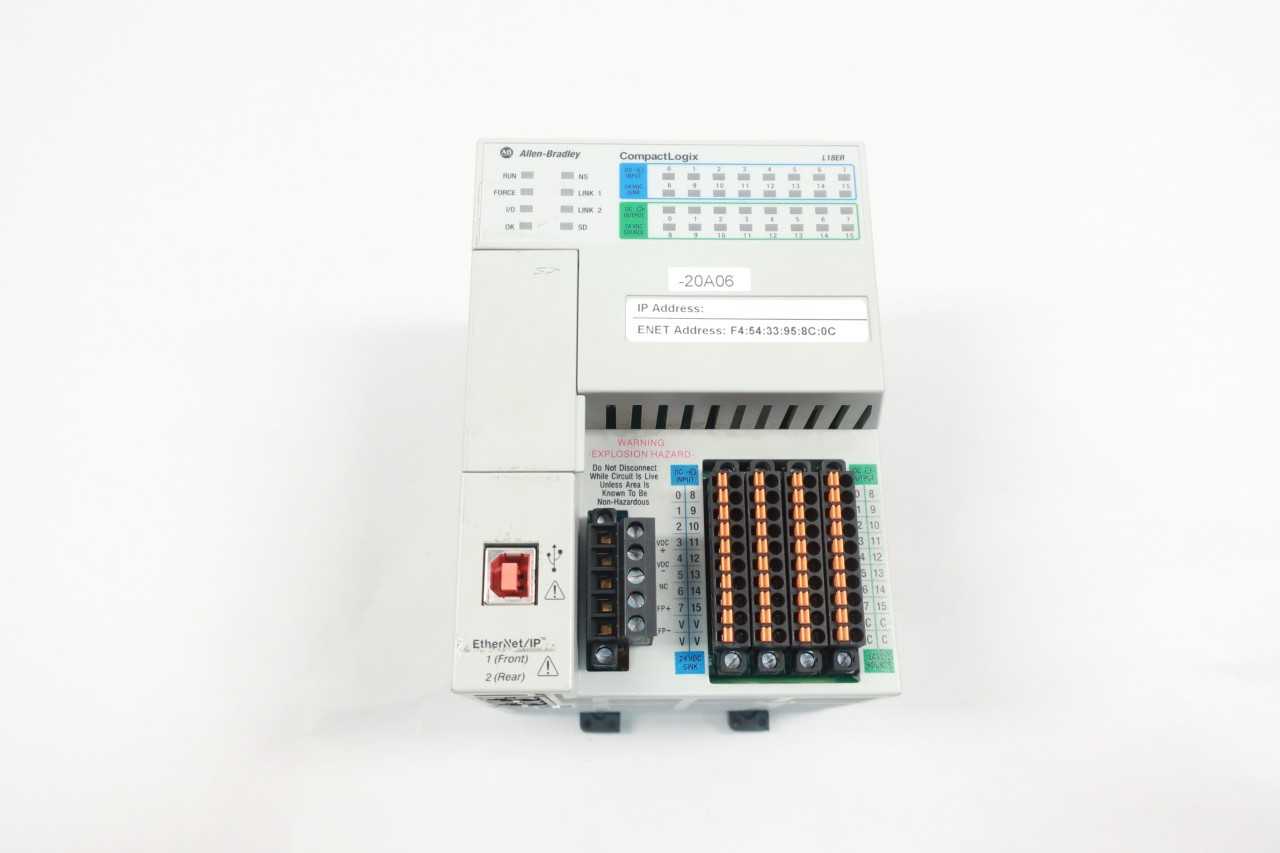 ALLEN BRADLEY 1769L18ERBB1B DIO CONTROLLER MODULE SER B - AUTOMATION & CONTROLS ALLEN BRADLEY 1769L18ERBB1B DIO CONTROLLER MODULE SER B - AUTOMATION & CONTROLS
