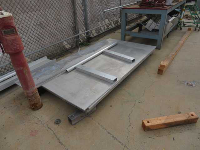 Aluminum Plate (lot) 48" X 90" approx. - MISCELLANEOUS
