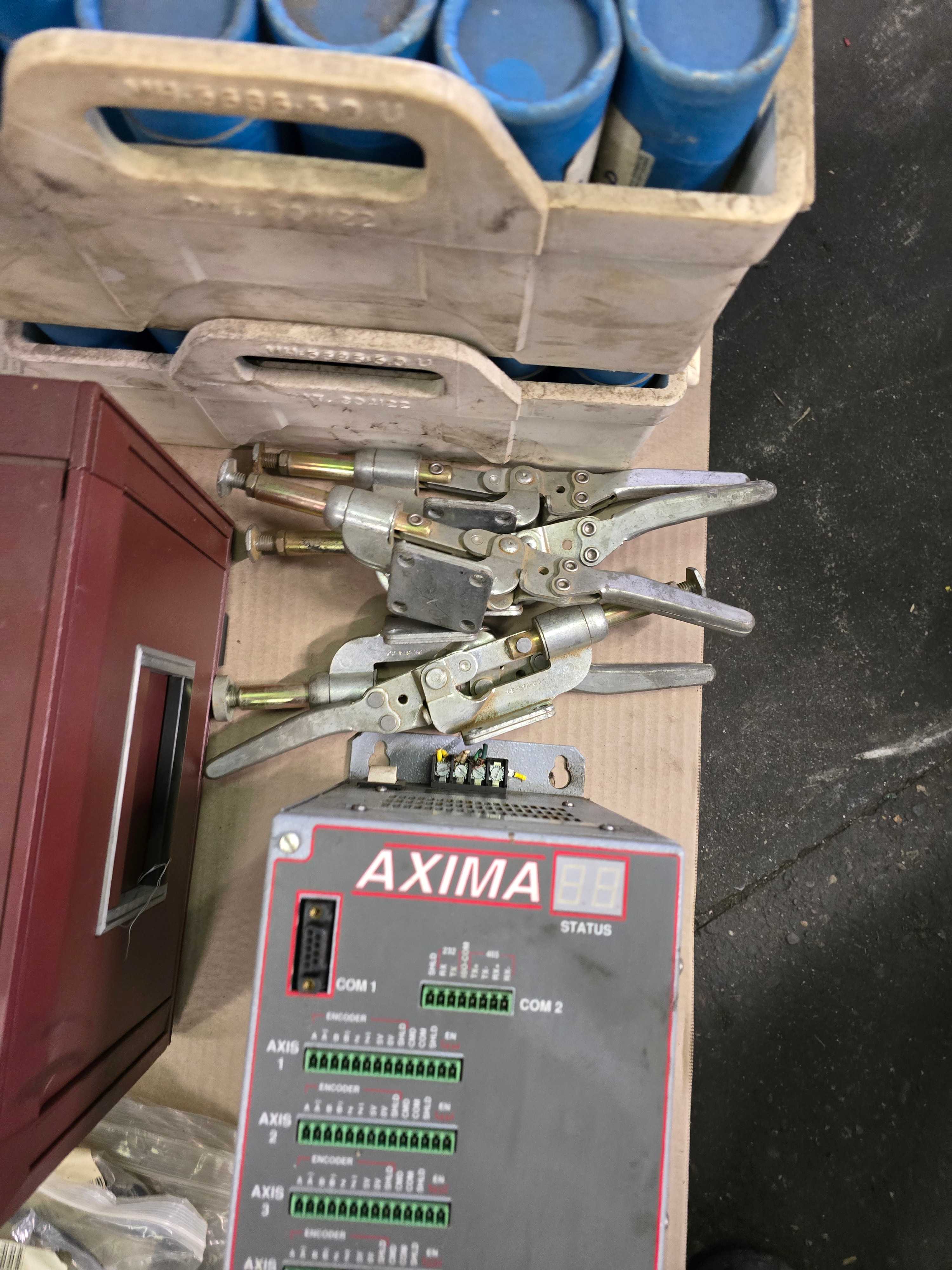 LOT OF INDUSTRIAL PARTS, TOOLS, AND APPROX. 72 DRILL BITS - INDUSTRIAL PARTS