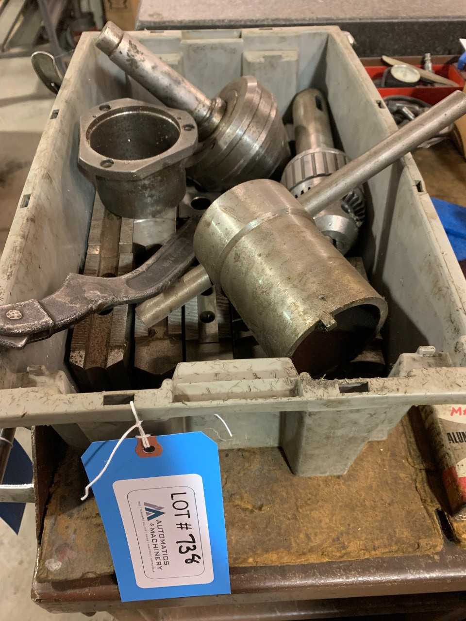 Drill Chuck, Center & Jaws - ELECTRIC POWER TOOLS