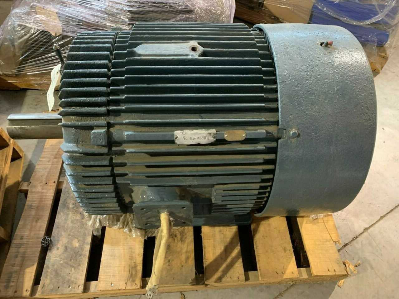 USED RELIANCE ELECTRIC 125HP MOTOR 1780RPM 444T FRAME D44G0021D-G3-EX - ELECTRIC MOTORS