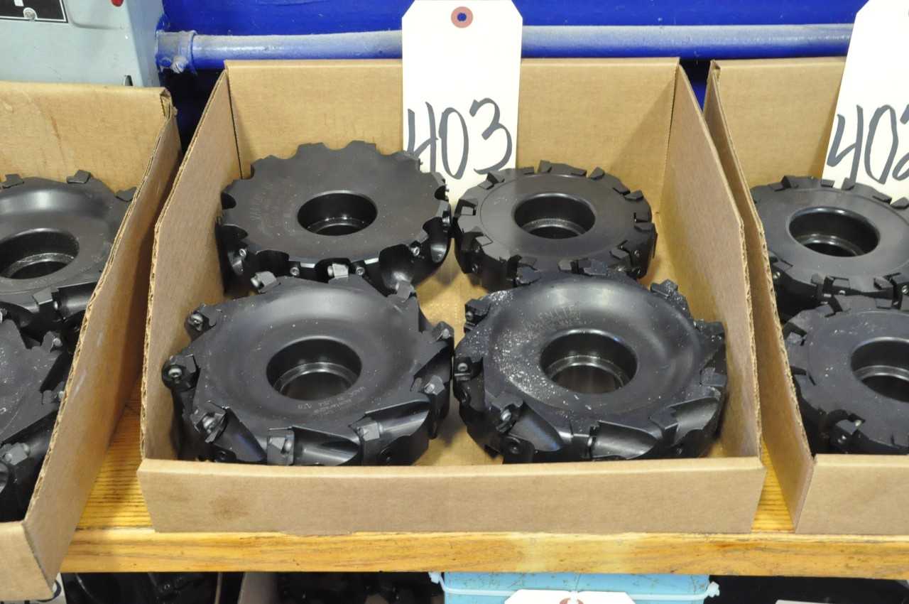 Lot-(4) Insert Type Face Cutters in (1) Box - ELECTRIC POWER TOOLS