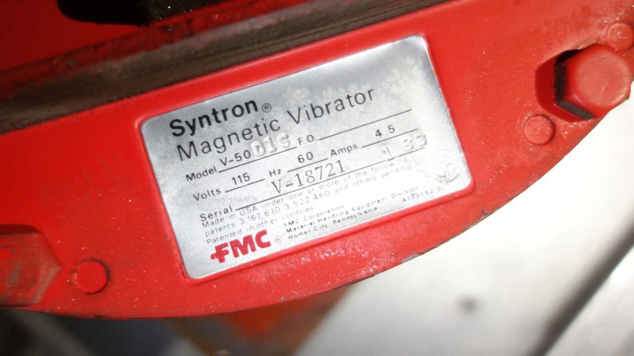 LOT OF 4 SYNTRON V-50-D1S 115V-AC MAGNETIC VIBRATOR - ELECTRICAL COMPONENTS