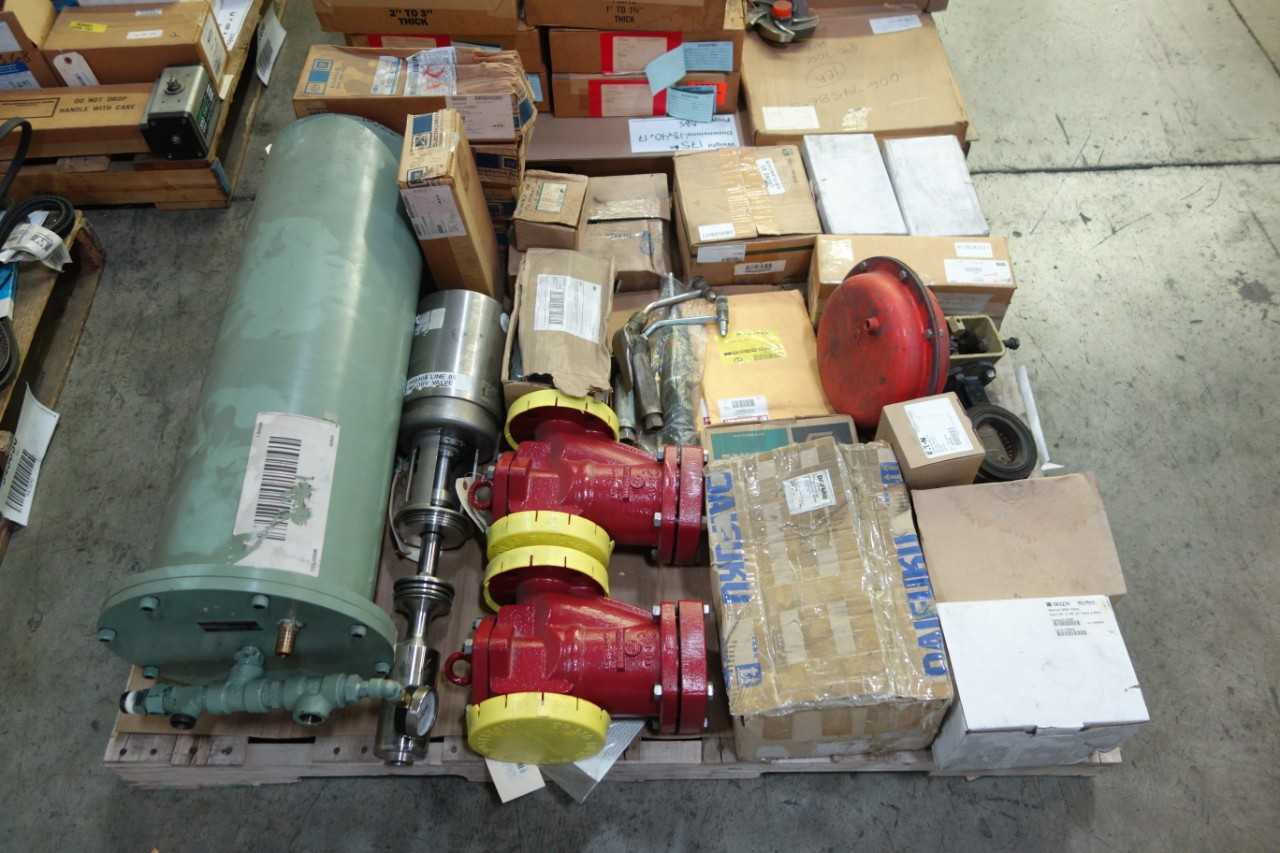 4 PALLETS OF MISCELLANEOUS INDUSTRIAL SURPLUS - ELECTRICAL COMPONENTS