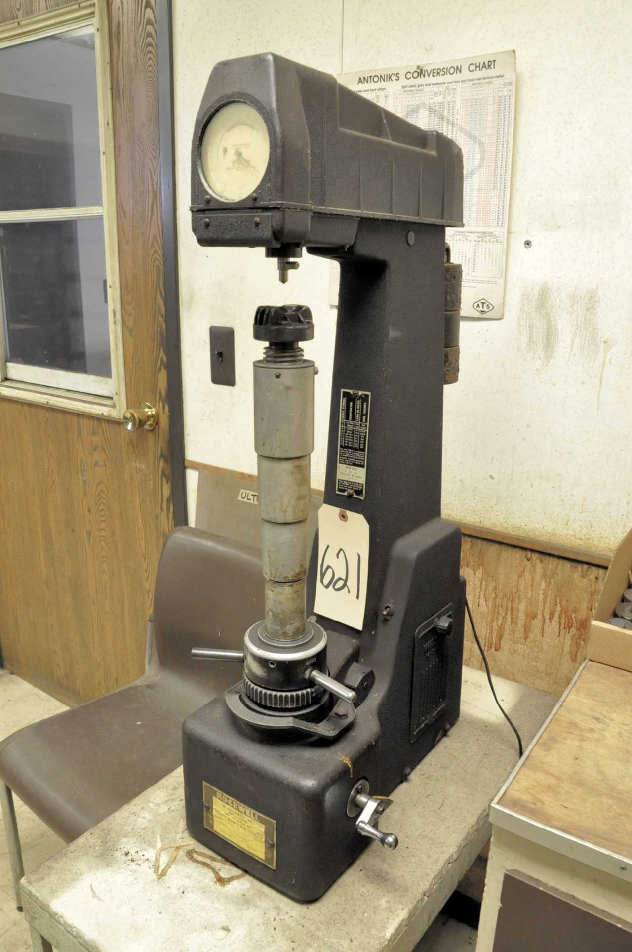 Rockwell Wilson Model 5 JR BB Bench Top Hardness Tester with Tooling in 1 Box - LAB & SCIENTIFIC
