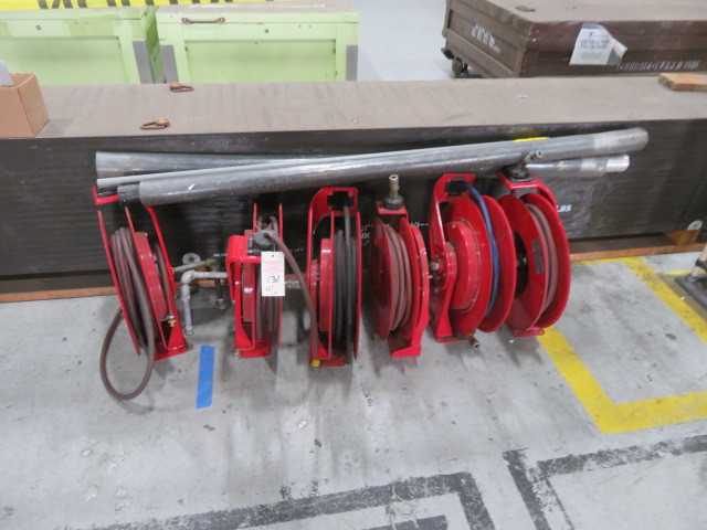 Air Hose Coil Reel (6) Lot - MISCELLANEOUS