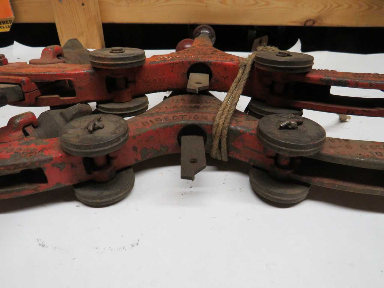 LOT 2 REED PIPE CUTTERS - ELECTRIC POWER TOOLS