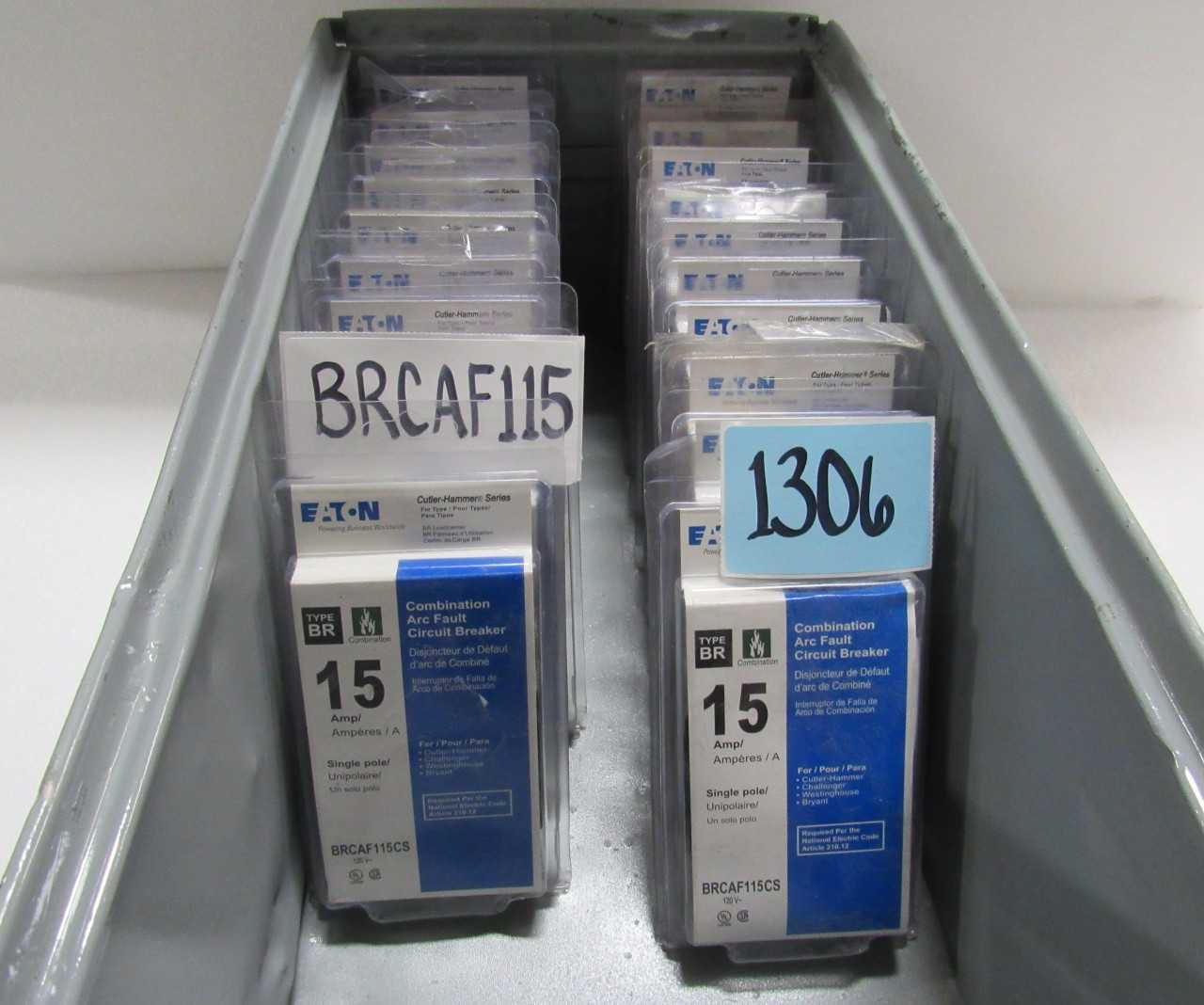 LOT OF EATON RESIDENTAL BREAKERS - MISCELLANEOUS LOT OF EATON RESIDENTAL BREAKERS - MISCELLANEOUS