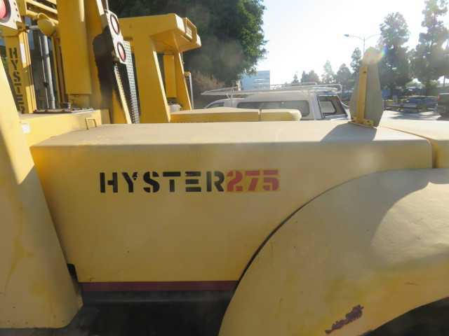 Hyster Model 275,  26,000 # Capacity Diesel Forklift - MISCELLANEOUS