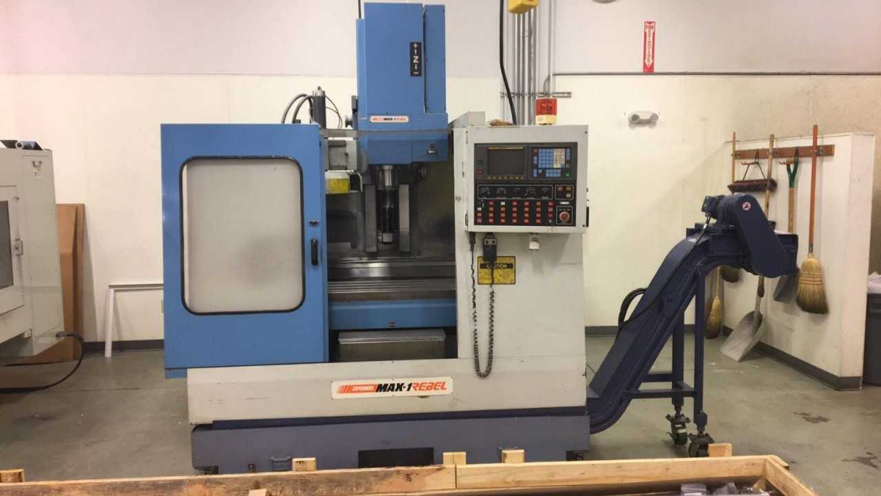 1995 Supermax Model Max 1 Rebel CNC Vertical Machining Center (Fanuc 0-M) - VERTICAL MACHINING CENTERS 1995 Supermax Model Max 1 Rebel CNC Vertical Machining Center (Fanuc 0-M) - VERTICAL MACHINING CENTERS