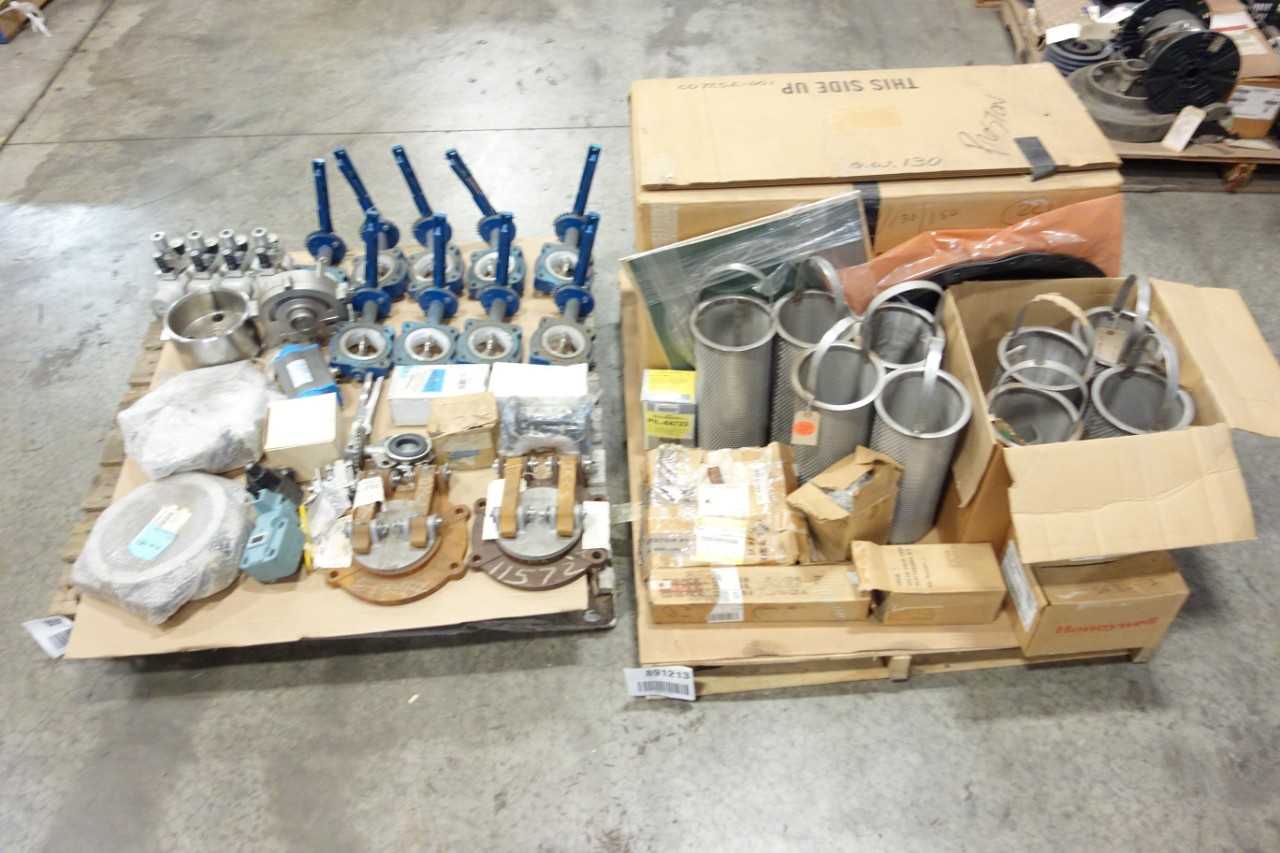 2 PALLETS OF ASSORTED VALVES AND VALVE ACCESSORIES - VALVES