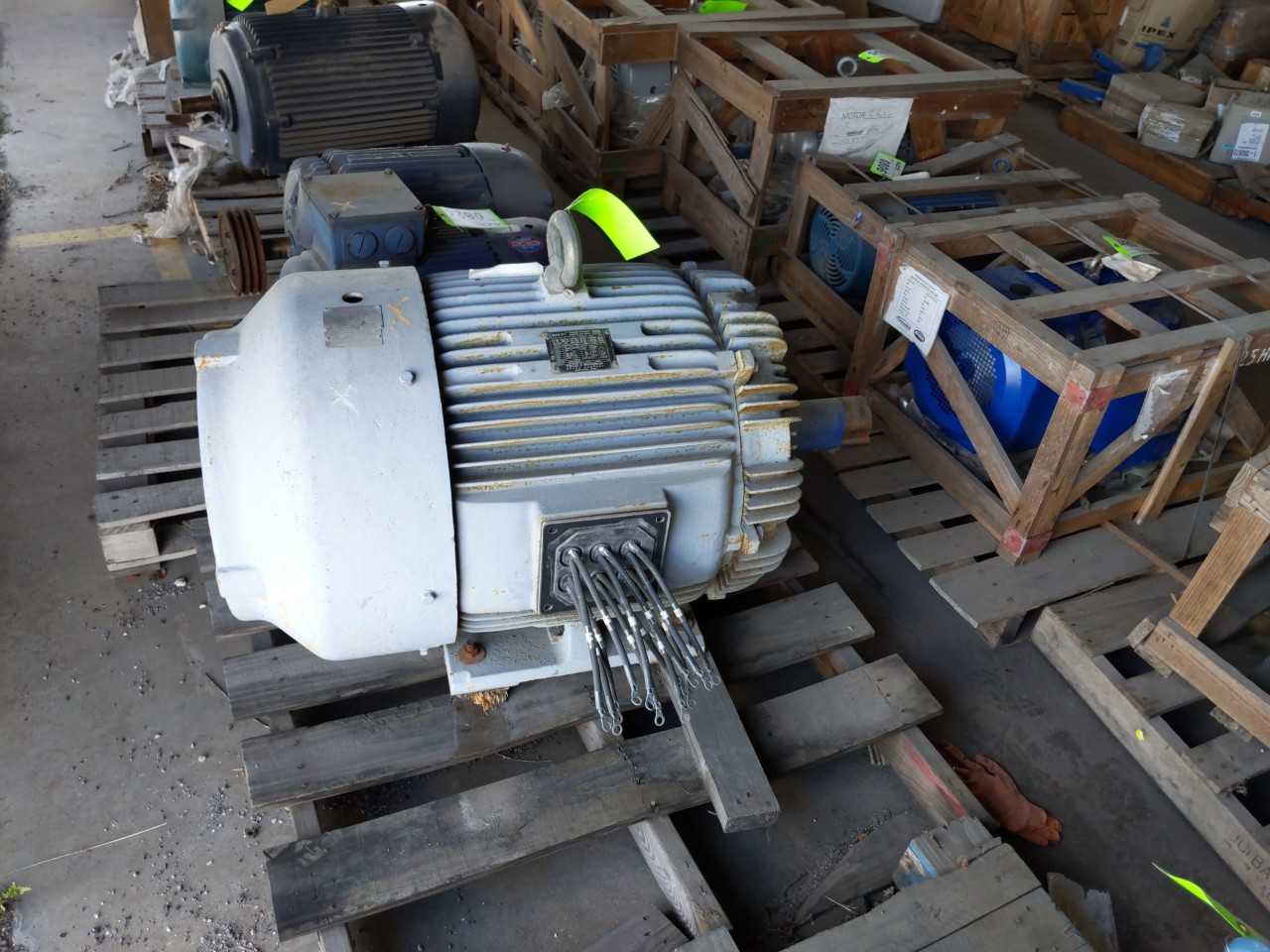 Teco Westinghouse Electric Motor 125HP Output - ELECTRIC MOTORS Teco Westinghouse Electric Motor 125HP Output - ELECTRIC MOTORS