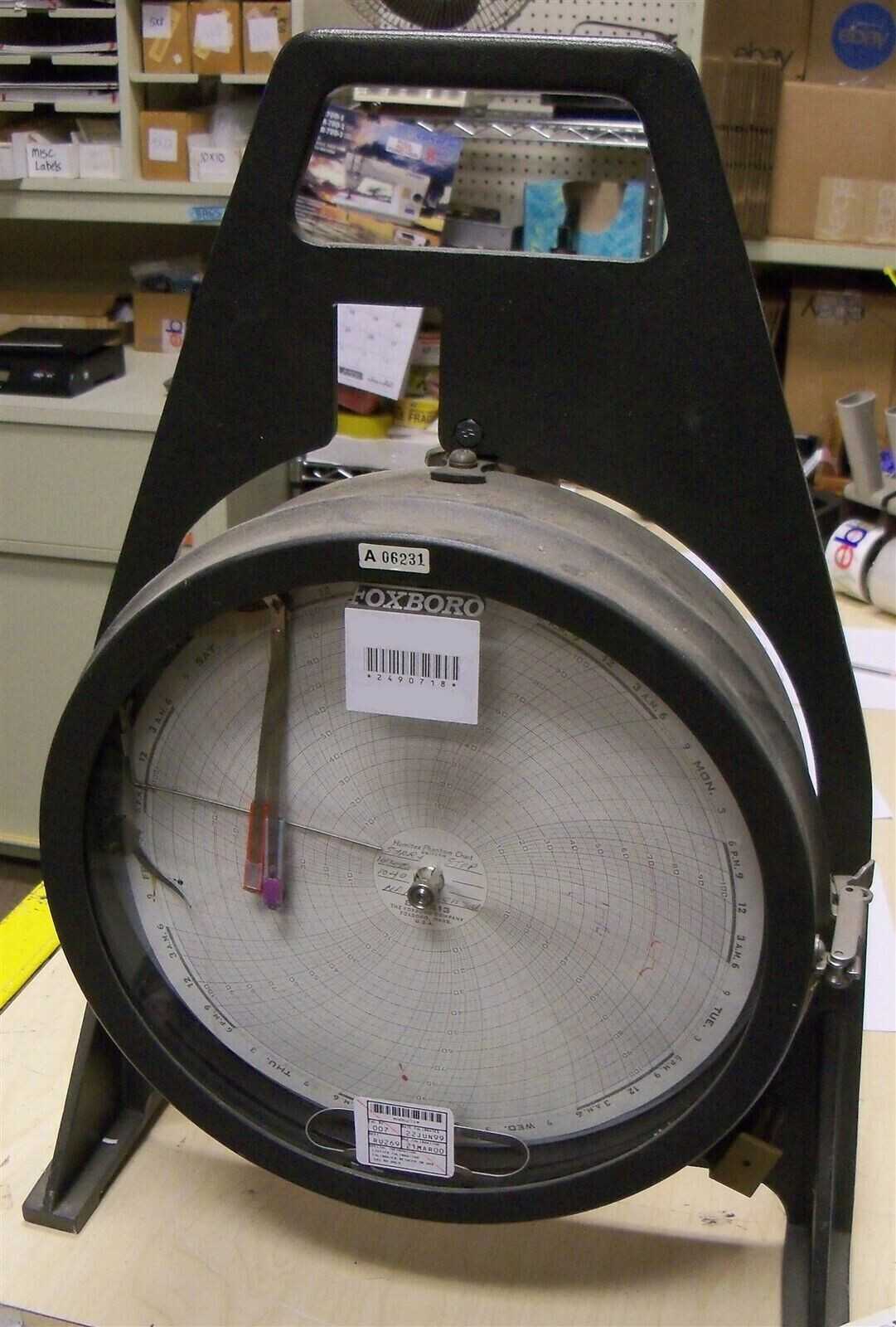 Foxboro Chart Recorder M/12R-SM2B/TA/MA 0-100°F / 0-100% Temperature & Relative Humidity - AUTOMATION & CONTROLS