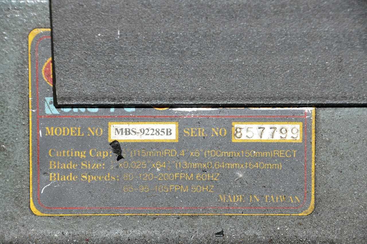 No Name Horizontal Metal Cutting Band Saw, 1-PH - MISCELLANEOUS