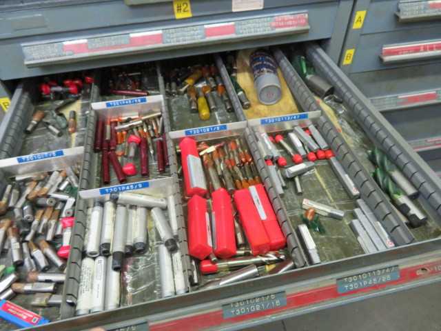 Tool Cabinets and Contents (6) each. - INDUSTRIAL PARTS