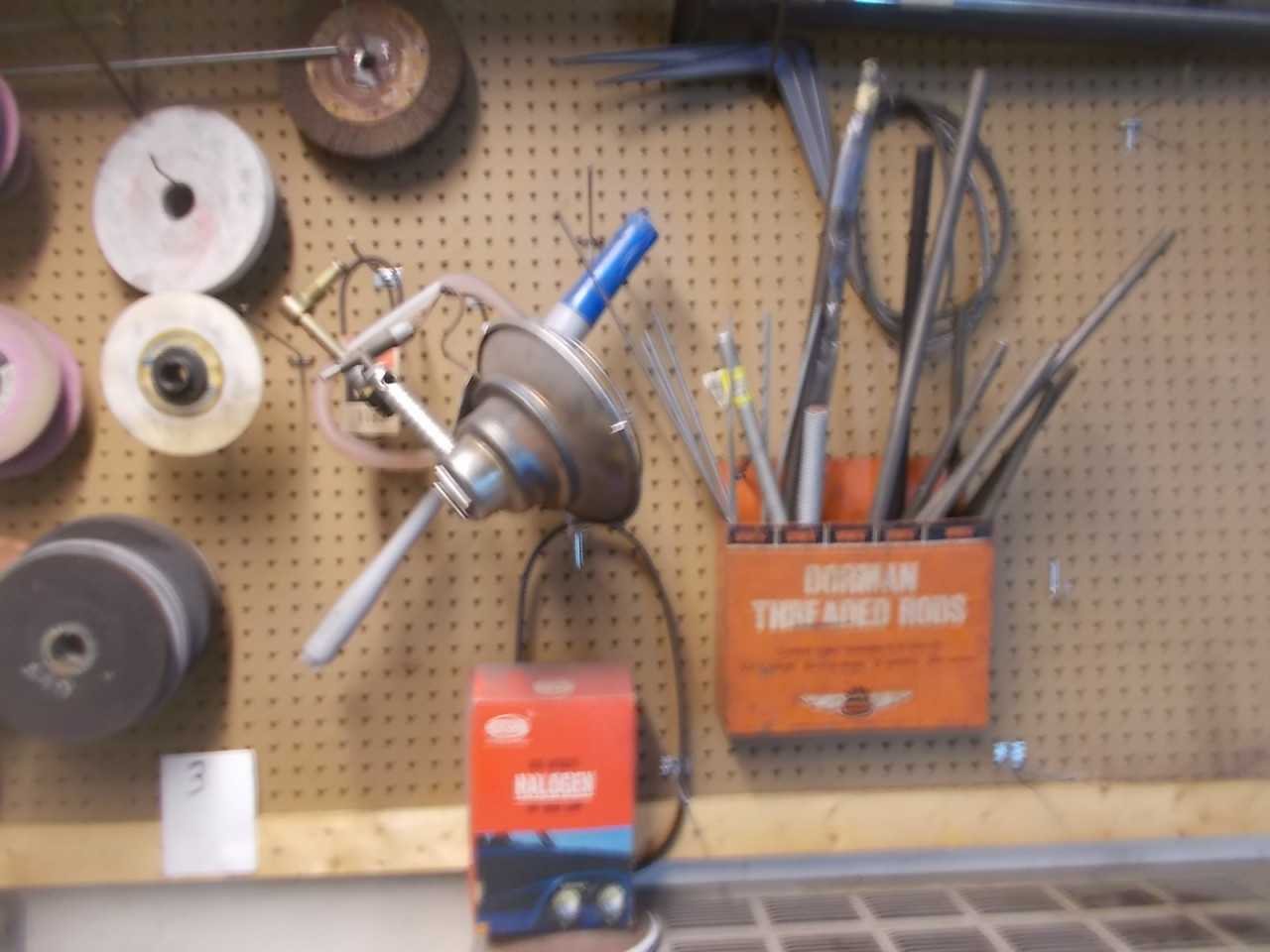 Contents of Wall Grinding Wheels & misc. - GRINDING WHEELS