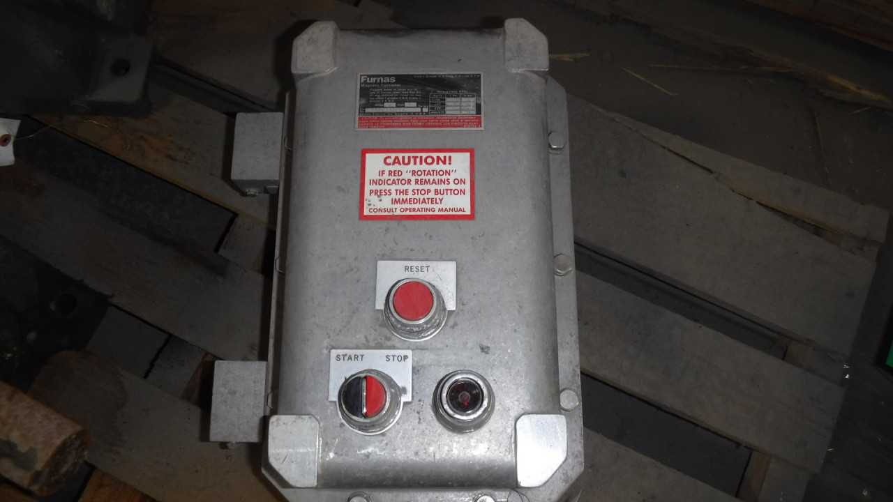 10 HP Furnas Magnetic Starter Size 1 Explosion Proof - MOTOR STARTERS