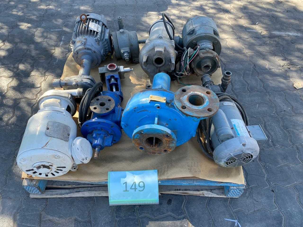 PALLET OF ASSORTED PUMPS - PUMPS PALLET OF ASSORTED PUMPS - PUMPS
