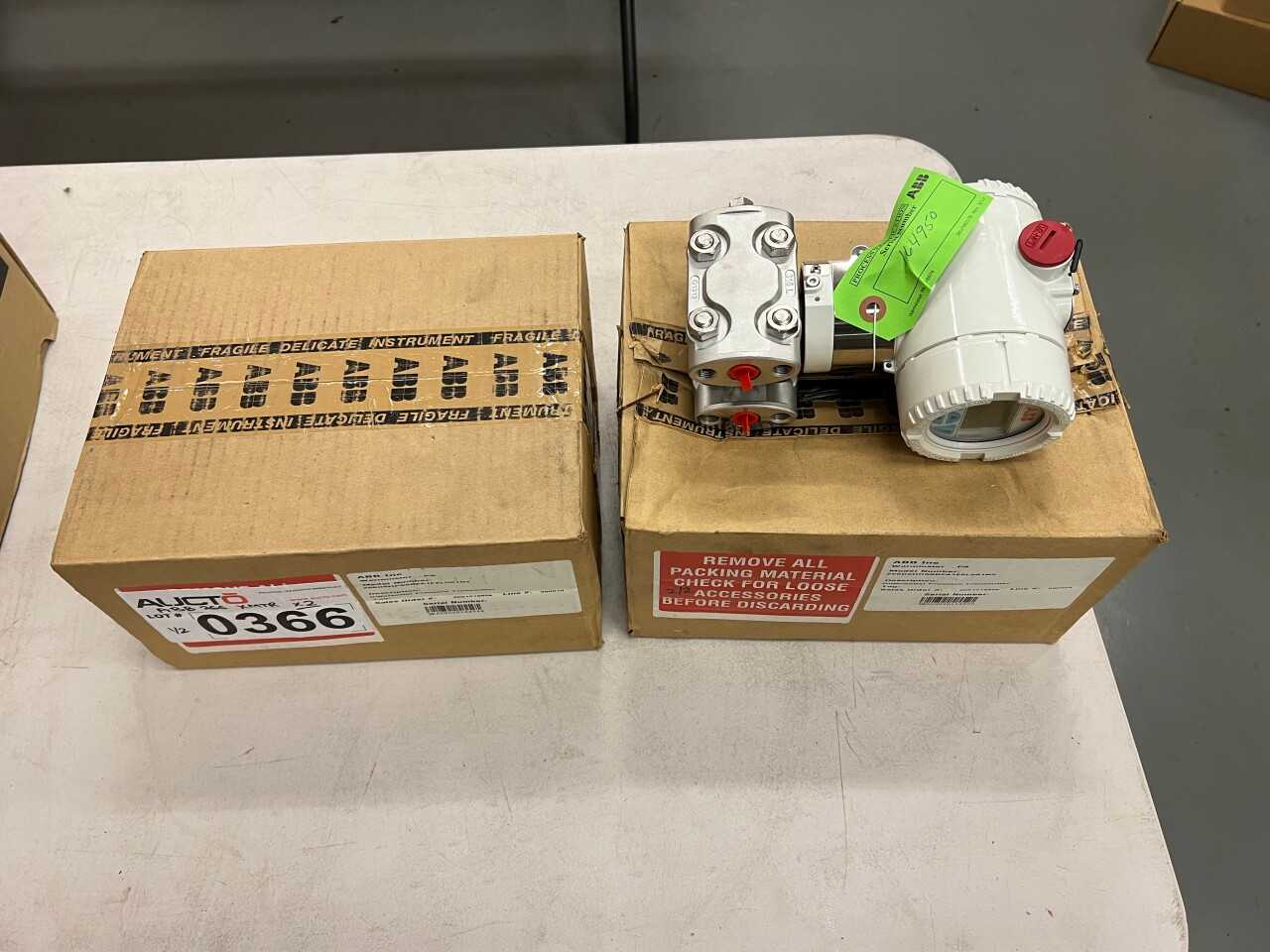 2x ABB 266DSH pressure transmitters - INSTRUMENTATION