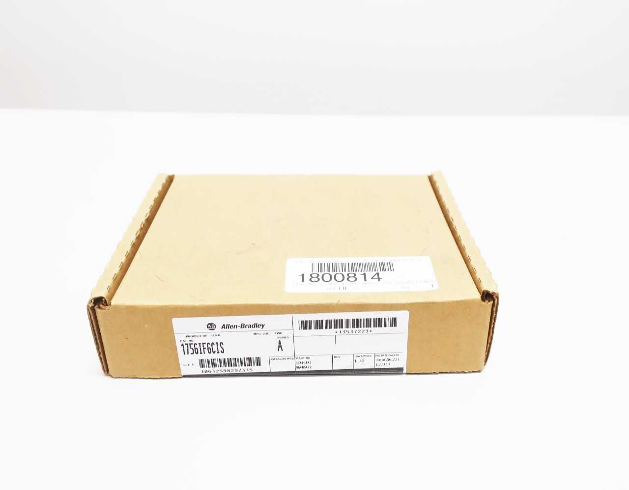 ALLEN BRADLEY 1756-IF6CIS CONTROLLOGIX SER A ANALOG INPUT MODULE - AUTOMATION & CONTROLS