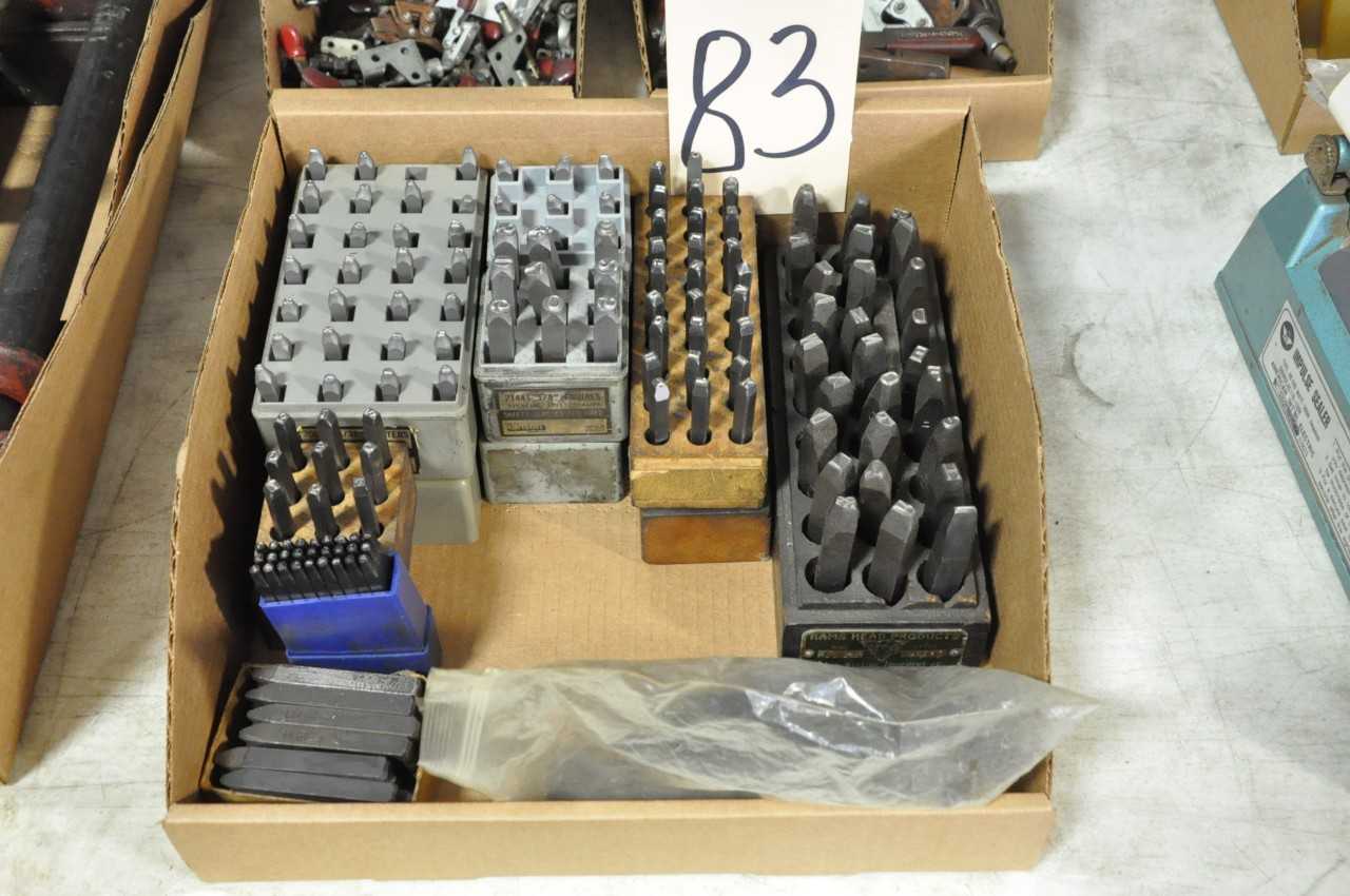 Various Hand Stamp Sets in 1 Box - HAND TOOLS
